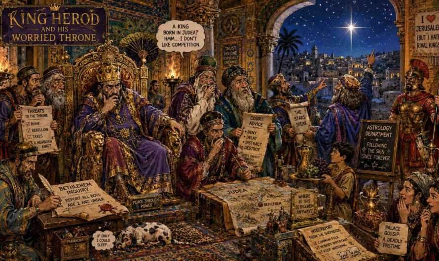 King Herod and His Worried Throne