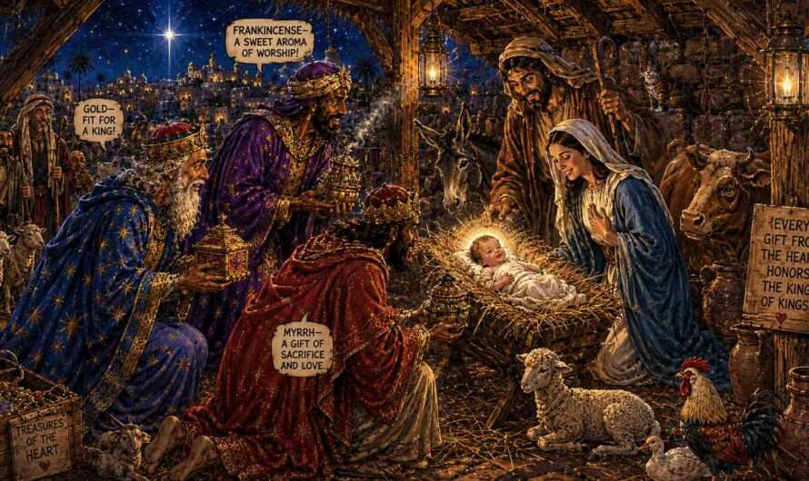 The Gifts: Gold, Frankincense, and Myrrh