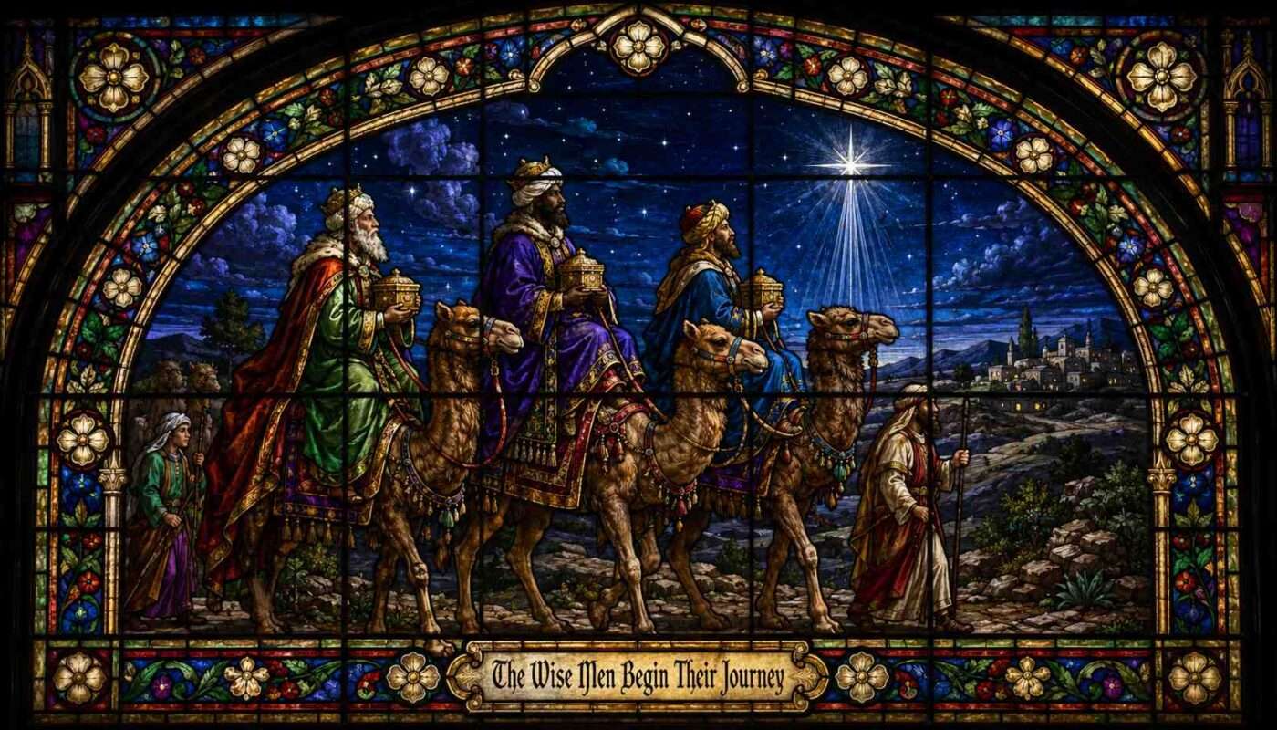 The Wise Men Begin Their Journey