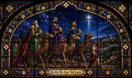 The Wise Men Begin Their Journey