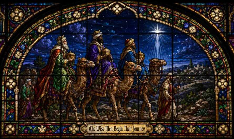 The Wise Men Begin Their Journey