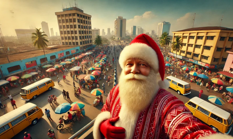 Santa, do you like Christmas red?