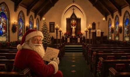How does Santa fit down the chimney? A Letter to Santa from Oslo