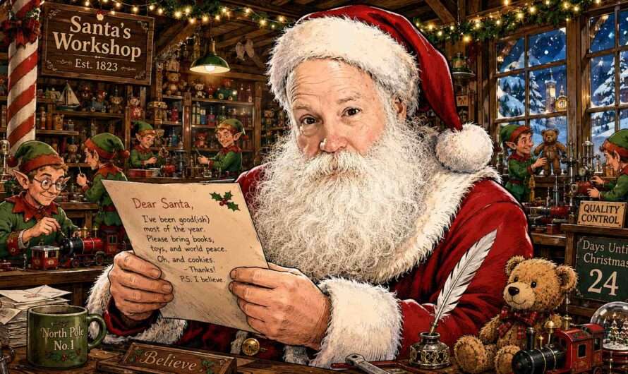 Santa, who is in Christmas with Holly cast?
