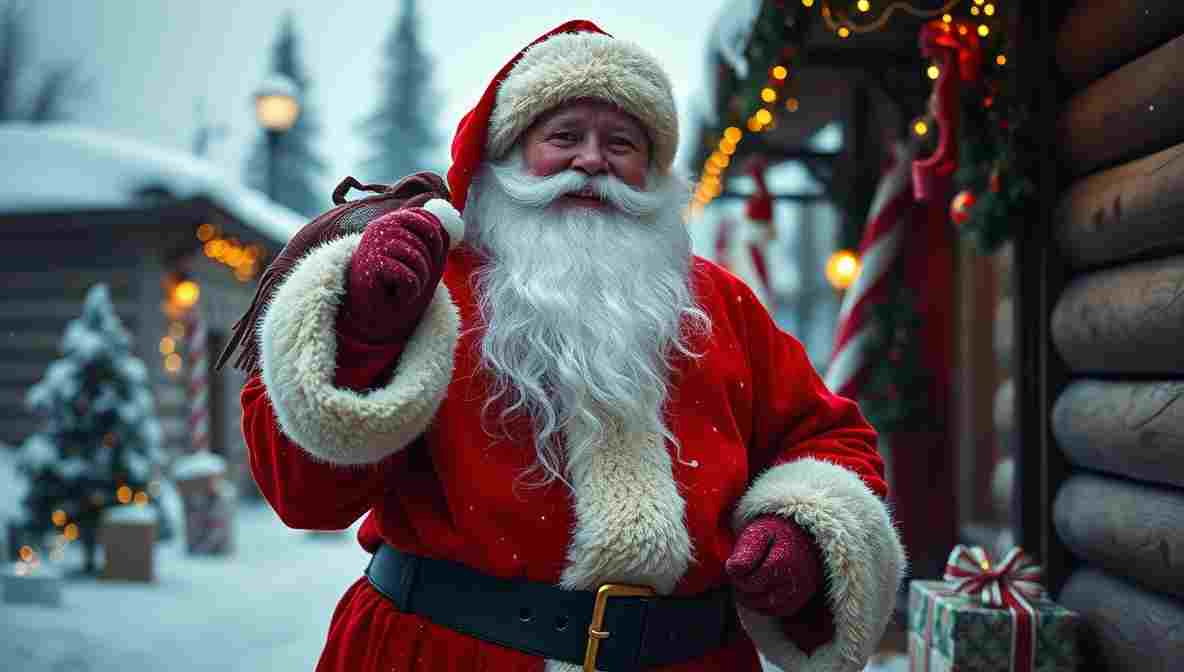 Is Santa Waving?