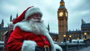 Santa in London