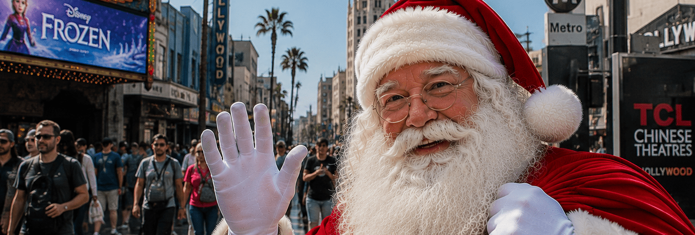 Hoteiosho: Do you come down the chimney, or appear at the door?