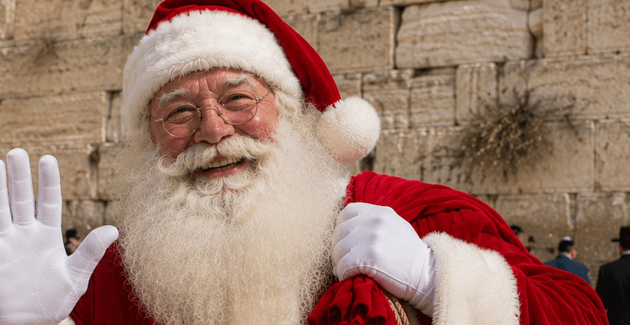 Santa, who is in Christmas with Holly cast?