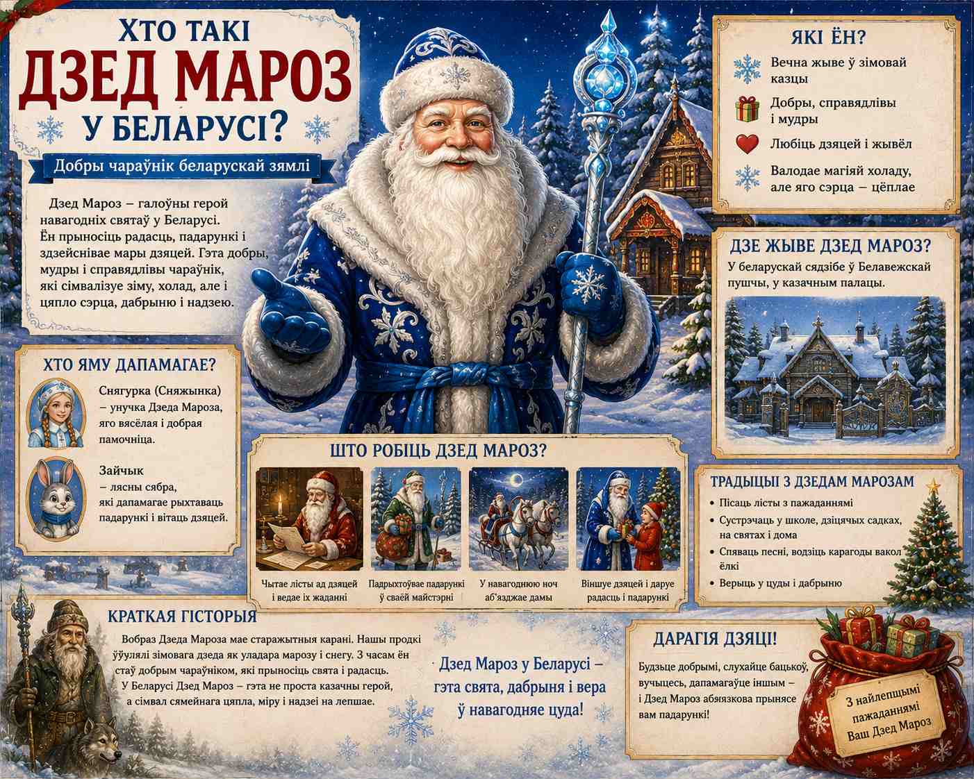 Хто такі Дзед Мароз у Беларусі?