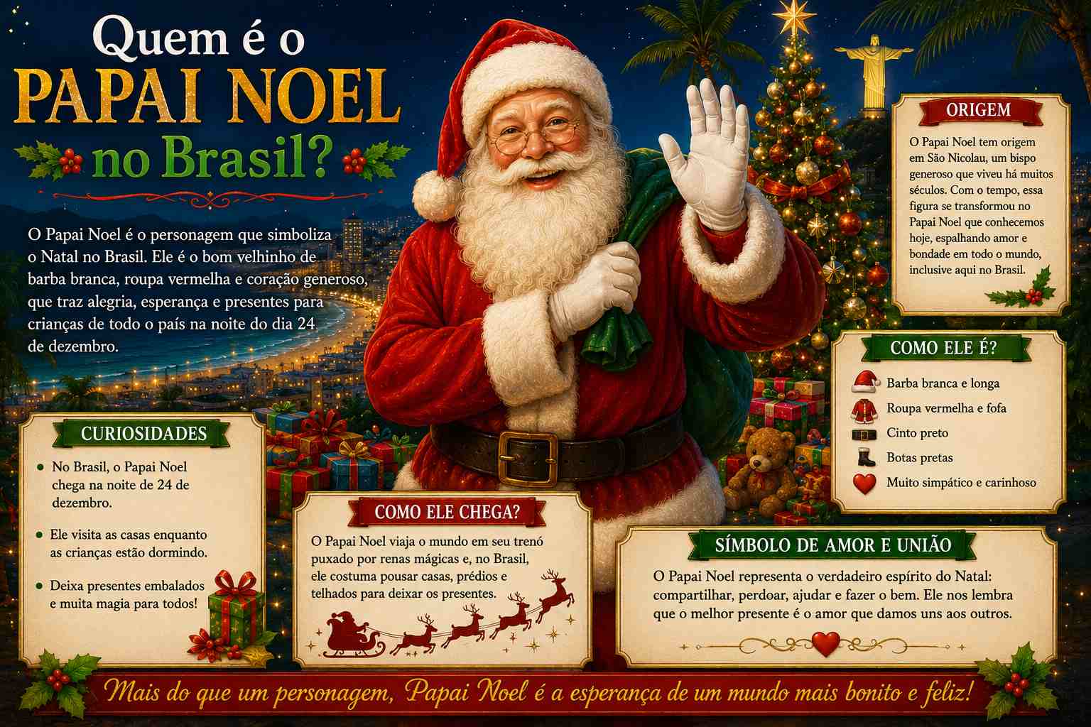 Quem é o Papai Noel no Brasil?