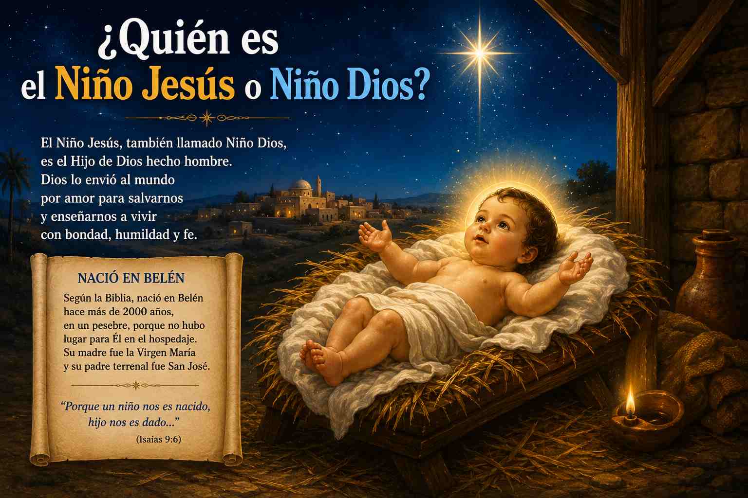 ¿Quién es el Niño Jesús o Niño Dios?